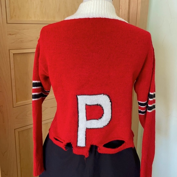Please Red Wool Sweater, Size S - Picture 10 of 13
